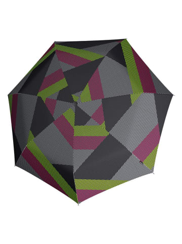 Knirps Taschenschirm ''T.020'' in Grau/ Grün/ Lila