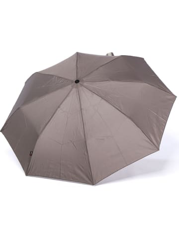 Knirps Parasol "Knirps Fiber T21 Duomatic" w kolorze jasnobrązowym