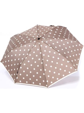 Knirps Parasol "Fiber T21" w kolorze beżowo-białym