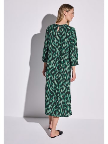 Street One Kleid in Grün/ Schwarz