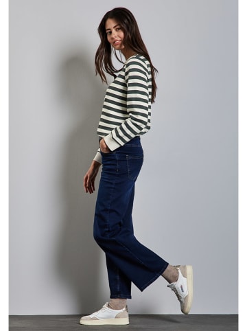 Street One Sweatshirt in Grau/ Creme