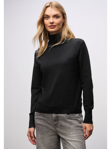 Street One Rollkragenpullover in Schwarz