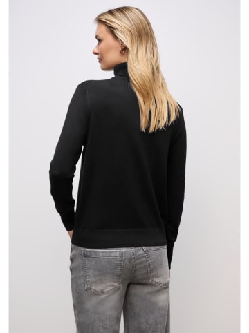 Street One Rollkragenpullover in Schwarz