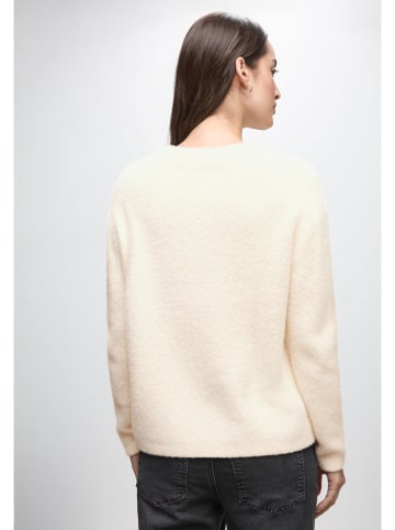 Street One Sweter w kolorze kremowym