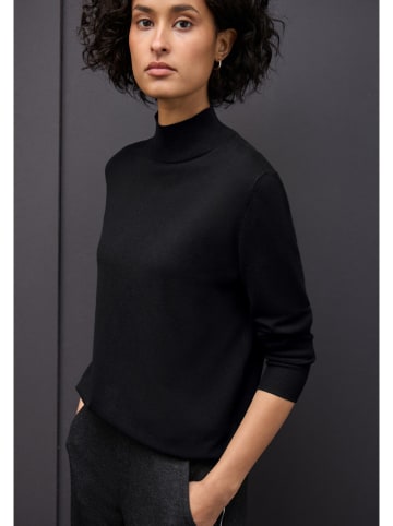 Street One Rollkragenpullover in Schwarz
