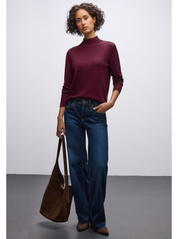 Street One Rollkragenpullover in Bordeaux