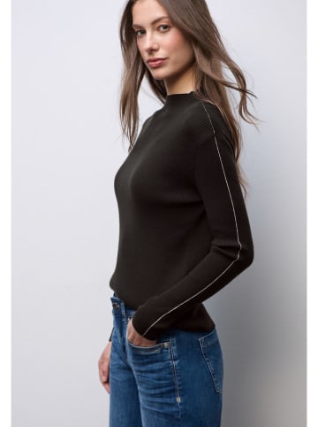 Street One Sweter w kolorze brązowym