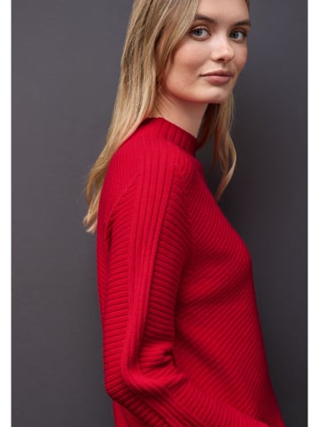 Street One Sweter w kolorze czerwonym