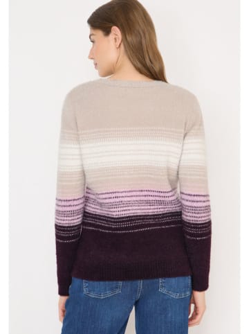 Cecil Pullover in Beige/ Lila