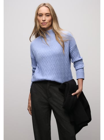 Street One Sweter w kolorze błękitnym