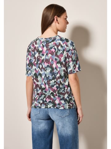 Cecil Shirt in Lila/ Mint/ Weiß