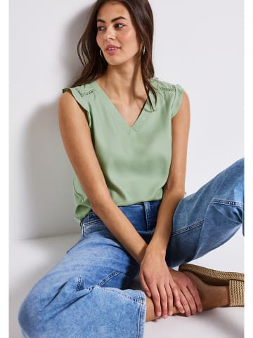 Street One Shirt lichtgroen
