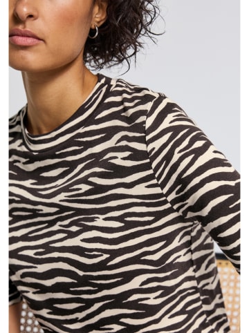 Cecil Shirt in Schwarz/ Creme