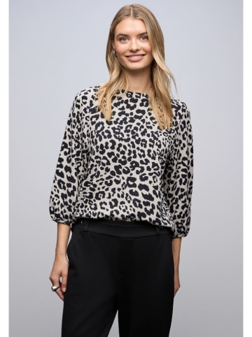 Street One Blouse grijs/zwart