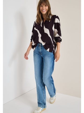 Cecil Blouse paars/crème