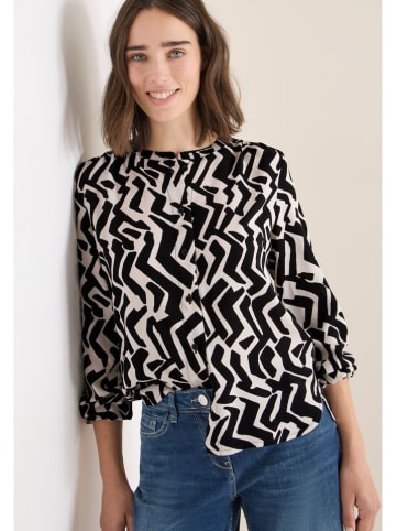 Cecil Bluse in Schwarz/Weiß