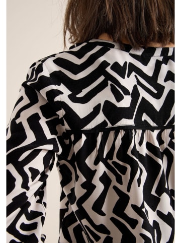 Cecil Bluse in Schwarz/Weiß