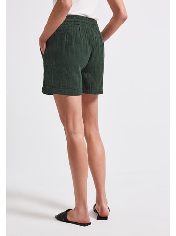 Street One Szorty w kolorze zielonym