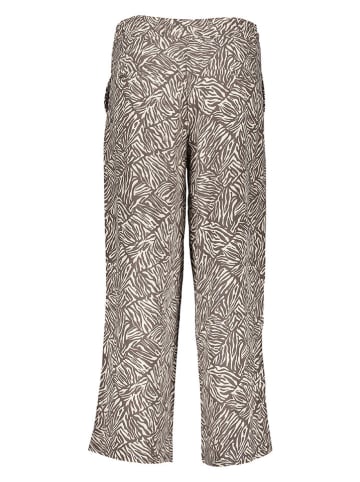 Street One Broek lichtbruin/wit