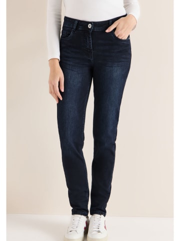 Cecil Spijkerbroek - skinny fit - donkerblauw