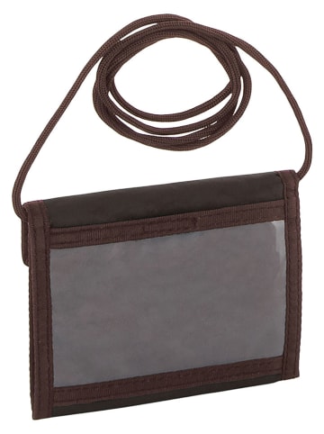 Camel Active Reise-Geldbörse "Journey" in Dunkelbraun - (B)13,5 x (H)10 x (T)2 cm