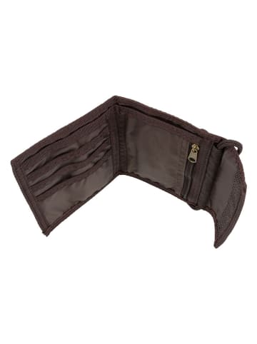 Camel Active Reise-Geldbörse "Journey" in Dunkelbraun - (B)13,5 x (H)10 x (T)2 cm