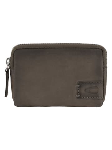 Camel Active Skórzane etui "Dallas" w kolorze szarym na klucze - 11 x 7,5 x 2,5 cm