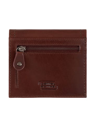 Camel Active Leder-Kartenetui "Salamanca" in Dunkelbraun - (B)9 x (H)10 x (T)1 cm
