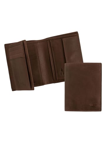 Camel Active Leren portemonnee "Thai" cognackleurig - (B)9,5 x (H)12,5 x (D)2 cm