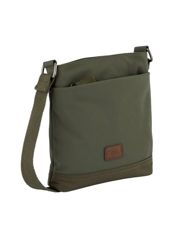 Camel Active Schoudertas "City" donkergroen - (B)22 x (H)25 x (D)4,5 cm