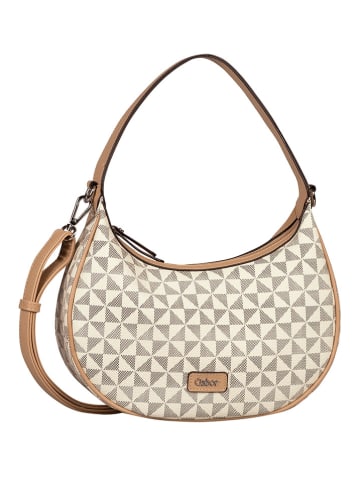 Gabor Bags Schoudertas "Barina" crème/lichtbruin - (B)29 x (H)24 x (D)9,5 cm