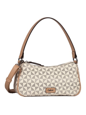 Gabor Bags Schultertasche "Barina" in Creme/ Hellbraun - (B)27 x (H)16 x (T)9 cm