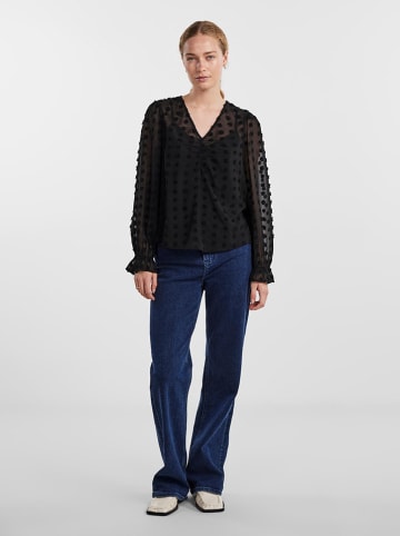 Pieces Bluse "Symma" in Schwarz