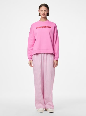 Pieces Sweatshirt "Maliah" in Rosa