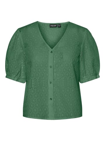 Pieces Bluse "Taya" in Grün
