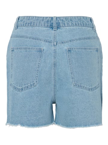 Pieces Jeans-Shorts "Tamra" in Hellblau