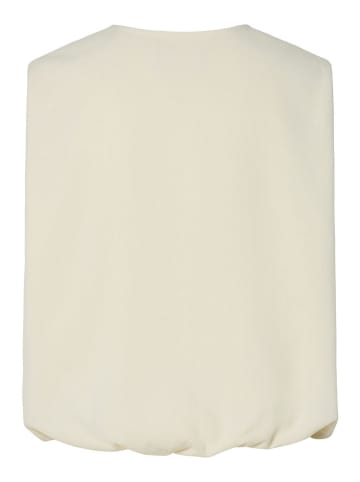 Pieces Weste "Faleah" in Creme