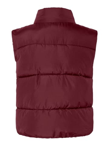 Pieces Weste "Pcbee" in Bordeaux