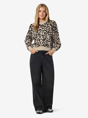 Noisy may Pullover in Beige/ Schwarz