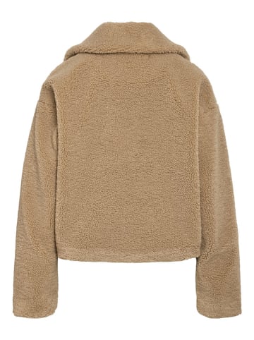 Noisy may Teddyjacke "CROPPED TEDDY" in Beige