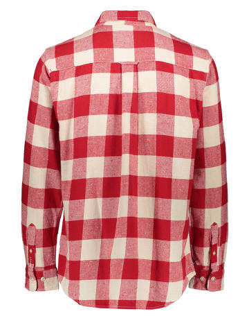 Gant Hemd in Rot/ Creme