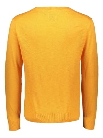 Gant Sweter w kolorze musztardowym