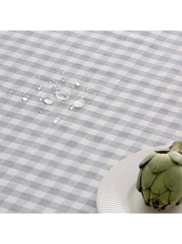 GAMUSI Obrus "Vichy" w kolorze jasnoszarym