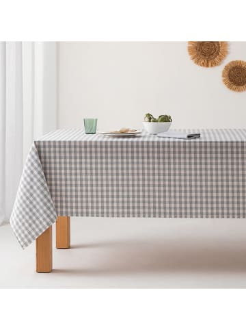 GAMUSI Tafellaken "Vichy" lichtgrijs