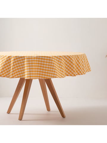 GAMUSI Obrus "Vichy" w kolorze żółtym