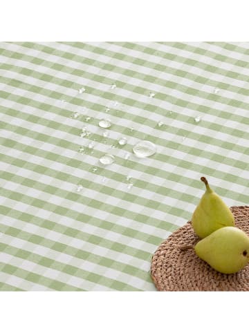 GAMUSI Tischdecke "Vichy" in Grün