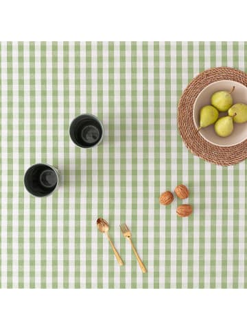 GAMUSI Tischdecke "Vichy" in Grün