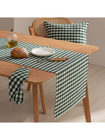 GAMUSI 6-delige set: servetten "Vichy" groen