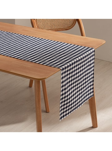 GAMUSI Tafelloper "Vichy" blauw