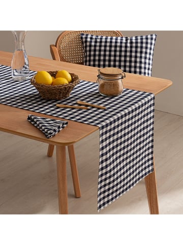 GAMUSI Tafelloper "Vichy" blauw